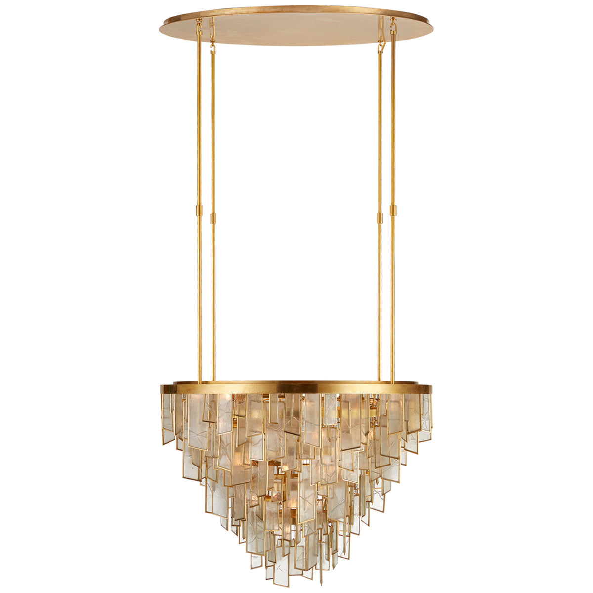 Visual Comfort, Ardent Large Waterfall Chandelier, Chandeliers