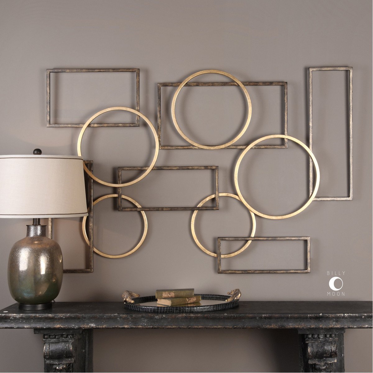 Uttermost Elias Bronze And Gold Wall Art