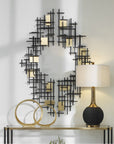 Uttermost Reflection Metal Grid Wall Decor, 2-Piece Set