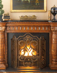 Ambella Home Tiger Lily 3-Panel Fireplace Screen