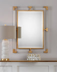 Uttermost Balkan Modern Gold Wall Mirror
