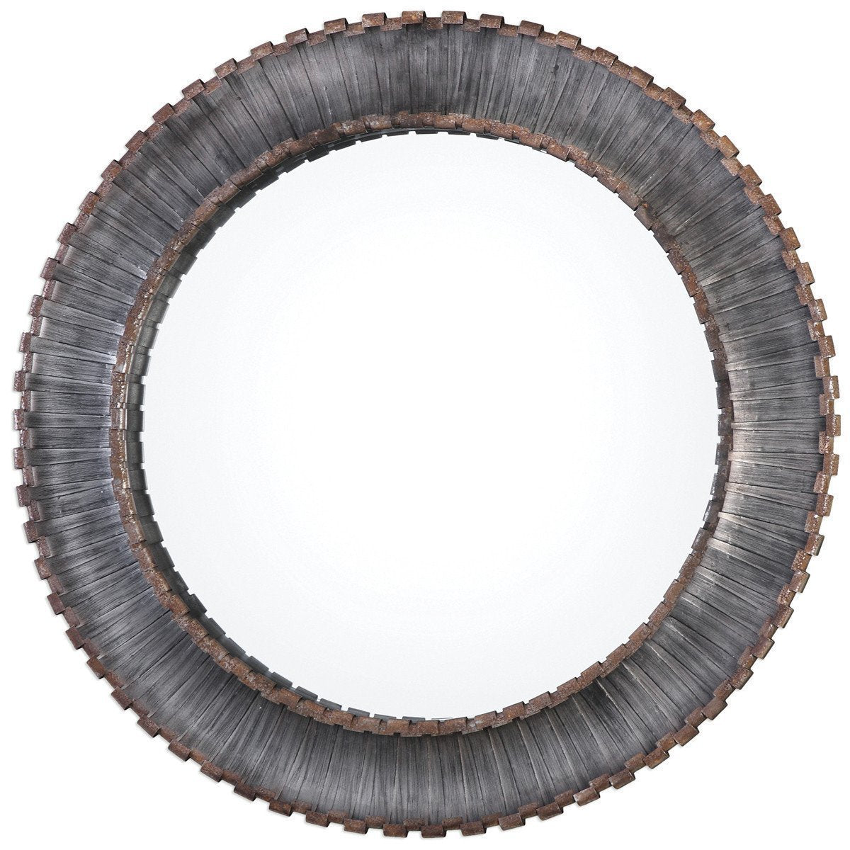 Uttermost Tanaina Silver Round Mirror