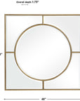 Uttermost Stanford Gold Square Mirror