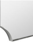 Uttermost Lennox Scalloped Corner Mirror