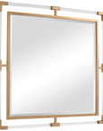 Uttermost Balkan Golden Square Mirror