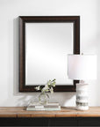 Uttermost Wythe Burnished Wood Mirror