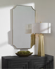 Uttermost Lennox Scalloped Corner Mirror