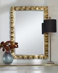 Uttermost Haya Scalloped Gold Mirror