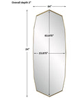 Uttermost Vault Oversized Angular Mirror