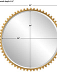 Uttermost Taza Round Mirror