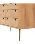 Four Hands Bennett Carlisle 6-Drawer Dresser - Natural Oak