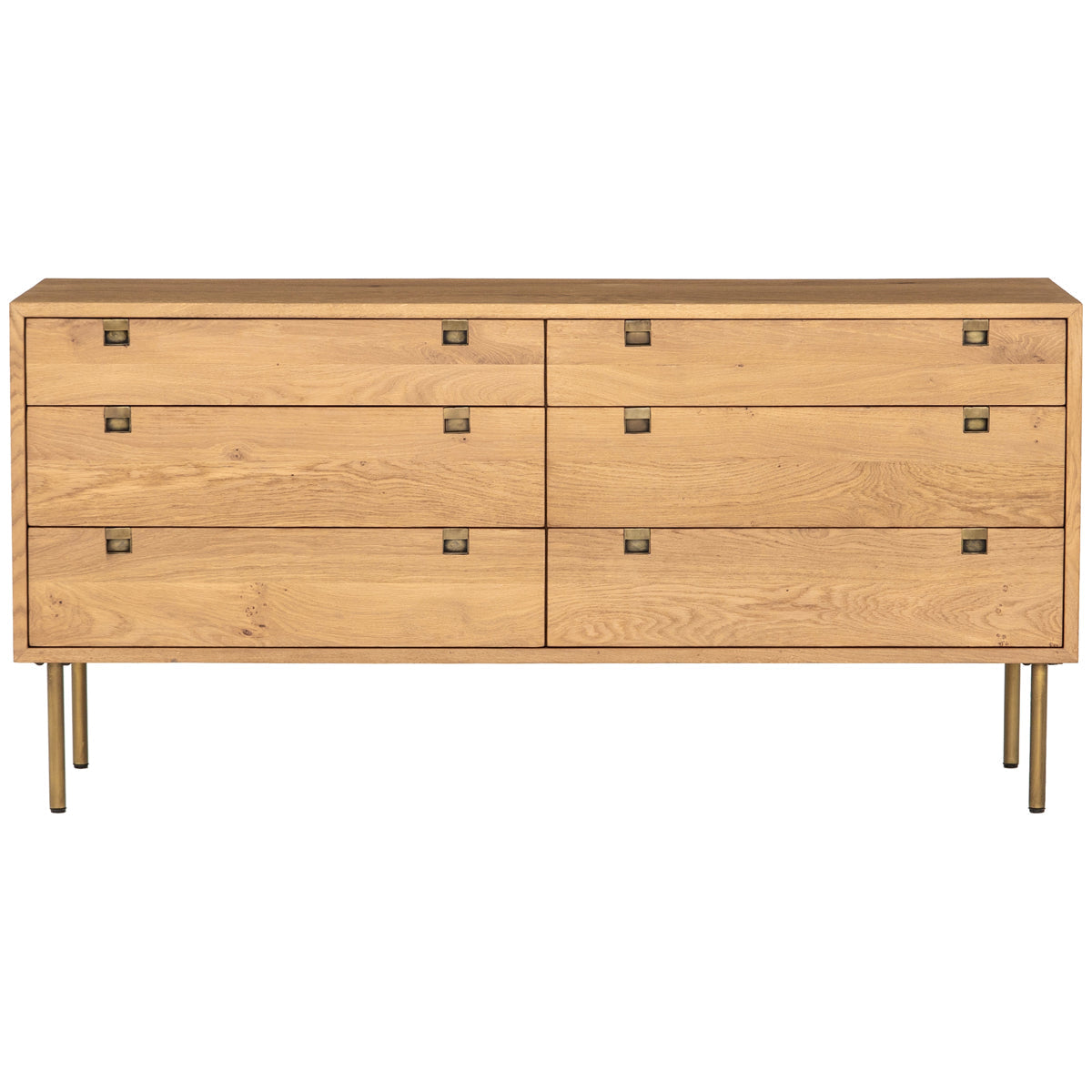 Four Hands Bennett Carlisle 6-Drawer Dresser - Natural Oak