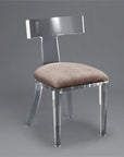 Interlude Home Tristan Acrylic Klismos Chair, Velvet