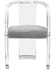Interlude Home Willa Dining Chair - Ocean Grey