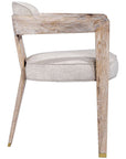 Interlude Home Maryl II Linen Dining Chair
