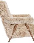 Interlude Home Barrett Lounge Chair - Morel Taupe
