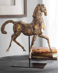 Uttermost Caballo Dorado Horse Sculpture