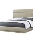 Interlude Home Quadrant Bed - Faux Linen
