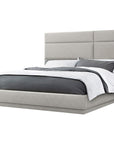 Interlude Home Quadrant Bed - Faux Linen