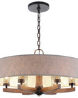 Uttermost Woodall 6-Light Drum Chandelier