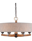 Uttermost Woodall 6-Light Drum Chandelier