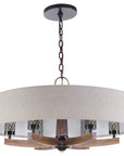Uttermost Woodall 6-Light Drum Chandelier
