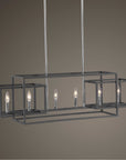 Uttermost Quadrangle 6-Light Rectangular Chandelier