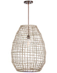 Uttermost Cross Weave 1-Light Pendant