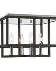 Uttermost Quadrangle 4-Light Flush Mount