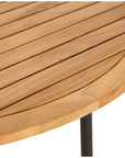 Four Hands Thayer Lyra Outdoor Dining Table - Natural Teak