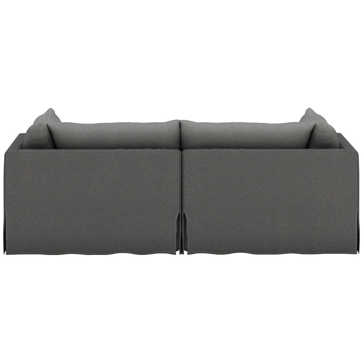 Four Hands Atelier Habitat Double Chaise Sectional - Fallon Charcoal