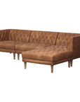 Four Hands Carnegie William 3-Piece Sectional with Ottoman