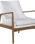 Uttermost Bev White Accent Chair