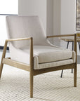 Uttermost Bev White Accent Chair