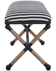 Uttermost Braddock Striped Bench