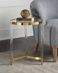 Uttermost Kellen Glass Accent Table