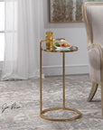 Uttermost Cailin Gold Accent Table