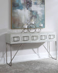 Uttermost Abaya White Console Table