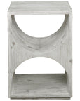 Uttermost Hans White Side Table
