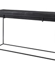 Uttermost Telone Modern Black Console Table