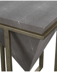 Uttermost Bertrand Shagreen Accent Table