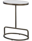 Uttermost Jessenia White Marble Accent Table