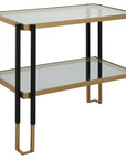 Uttermost Kentmore Glass Side Table