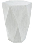 Uttermost Volker White Side Table