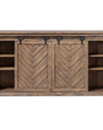 Uttermost Primalia Barn Door Media Console