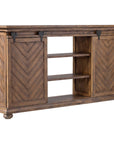 Uttermost Primalia Barn Door Media Console