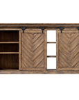 Uttermost Primalia Barn Door Media Console