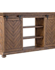 Uttermost Primalia Barn Door Media Console