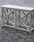 Uttermost Catali Ivory Stone Console Table