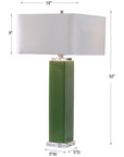 Uttermost Aneeza Tropical Green Table Lamp
